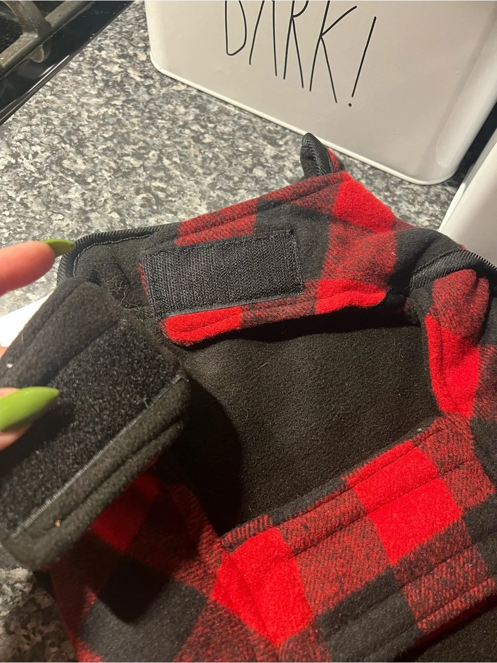 Eddie Bouer Pet Plaid Jacket